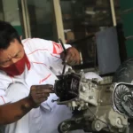 kondisi oli mesin dilihat dari warna dan kepekatan